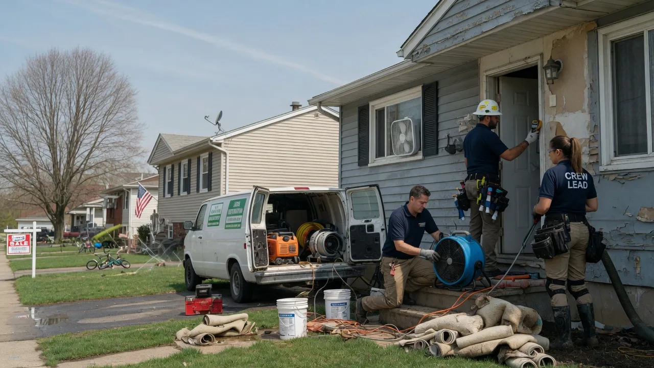 Flood Cleanup in Zarephath, NJ near me
